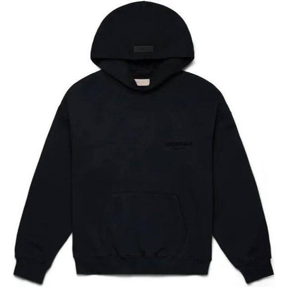 Fear of God Other - Essentials Fear of God Men's Oversized Black Stretch Limo Hoodie Sweatshirt (M)